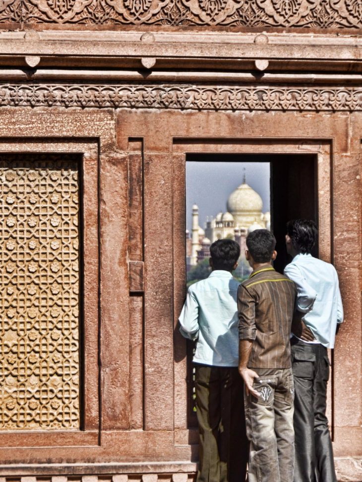 Peek at the Taj