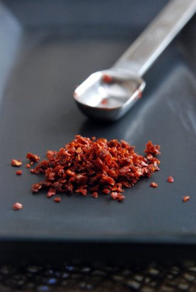 Aleppo Pepper with measuring spoon
