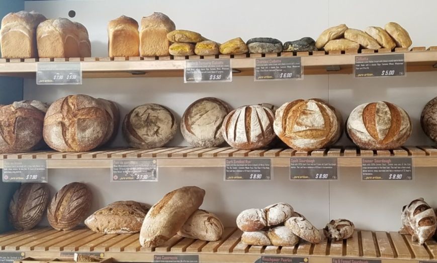 Artisan breads at Olaf's 