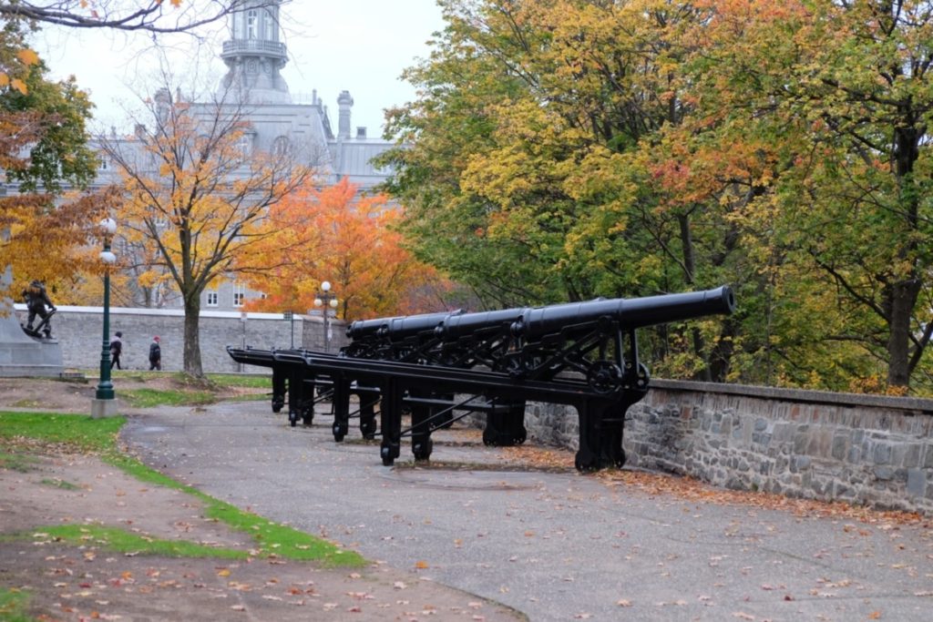 Cannons in Quebec City