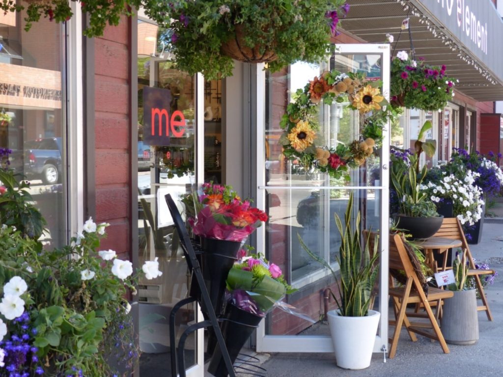 A flower shop in Kensington