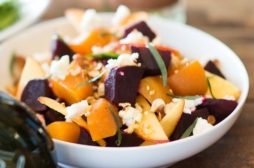 Beet Salad with Peaches