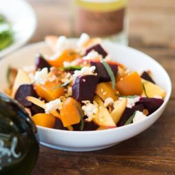 Beet Salad with Peaches