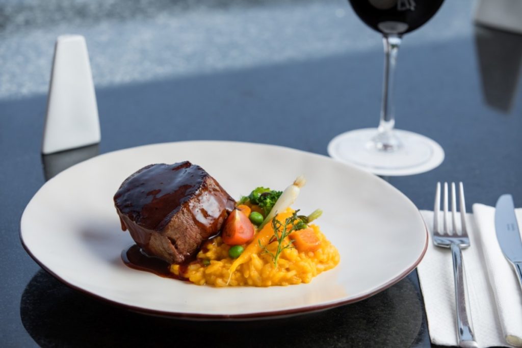 Braised Beef with Pumpkin Risotto