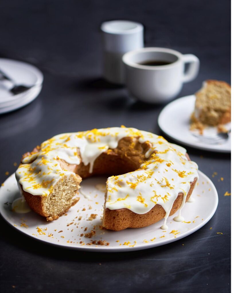 Glazed Orange and Spice Olive Oil Cake