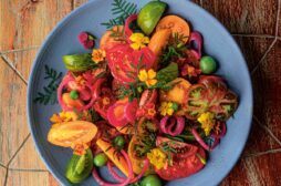 Tomato Marigold Salad