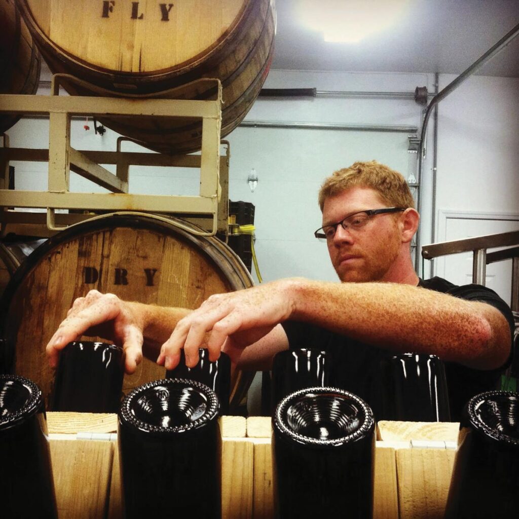 Bottling cider at Snowdrift Cider Co. 