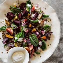 Tricolour Beet & Lentil Salad