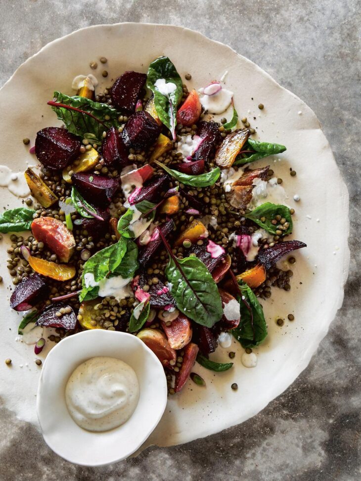 Tricolour Beet & Lentil Salad