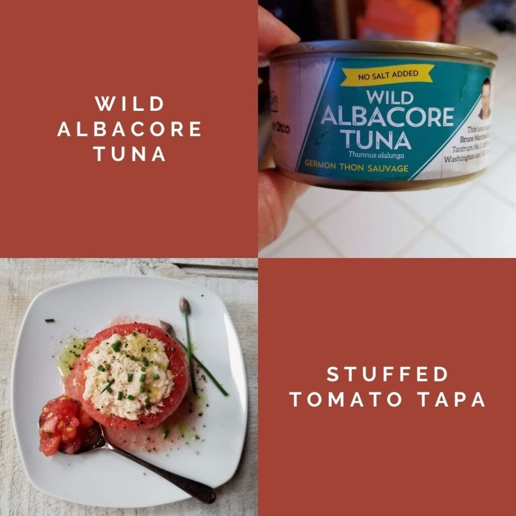 Tuna Stuffed Tomato Tapa