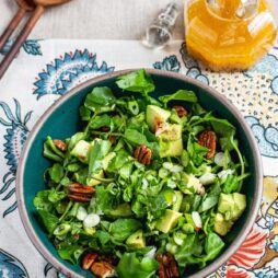 Avocado, Watercress, and Pecan Salad