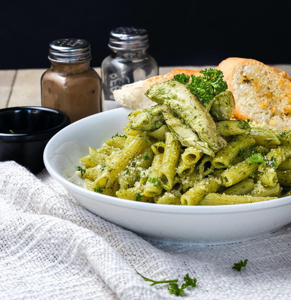 Pasta with Genoese pesto