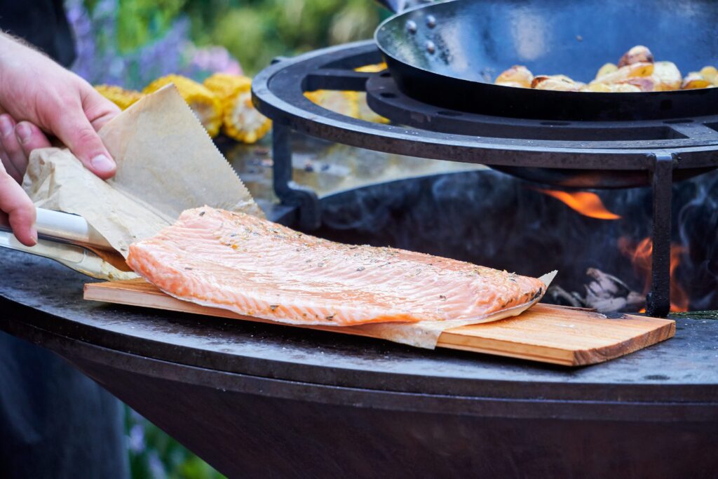 Arctic char for the grill