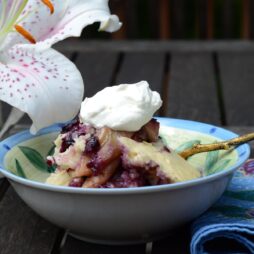 Apple Berry Maple Pudding