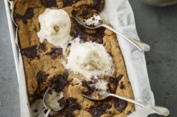 image Dark Chocolate Ganache & Almond Butter Cookie Slab