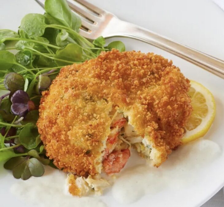 Panko-Crusted Lobster Cakes