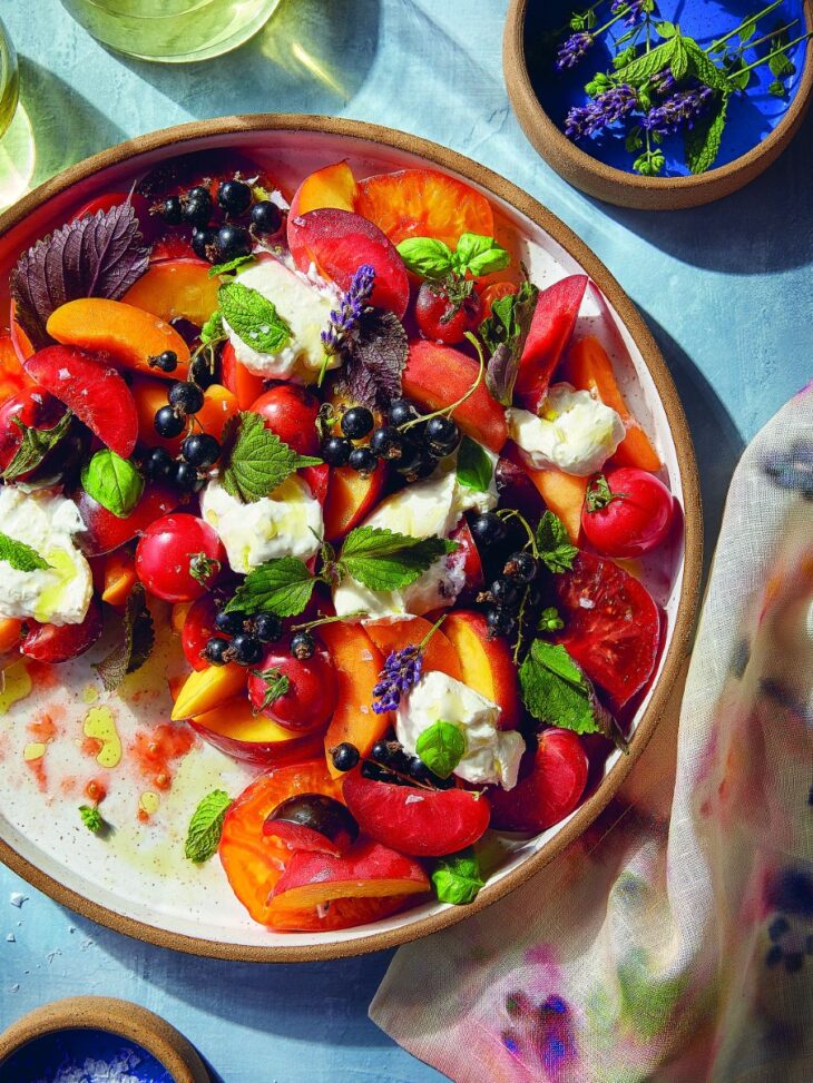 Salad of luscious fruits